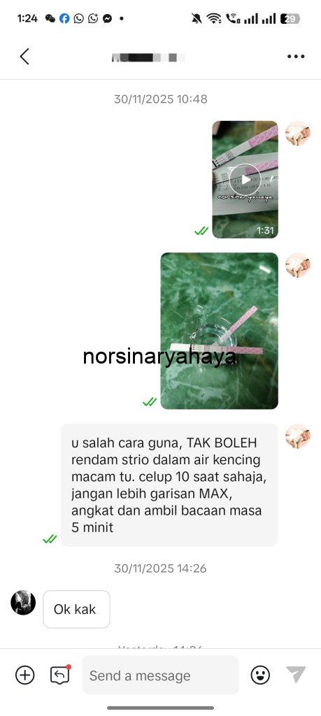 Pelanggan maklum dan komplen berakhir dengan baik.